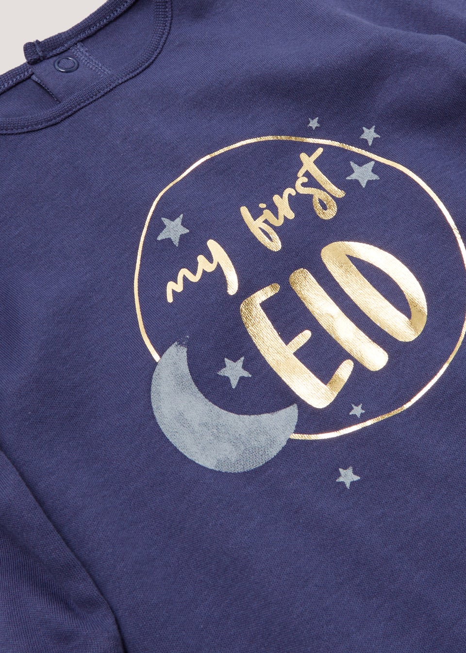 Baby Navy My First Eid Sleepsuit (Tiny Baby-18mths)