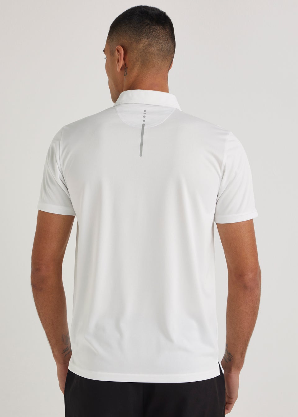 Souluxe White Sports Golf Polo Shirt
