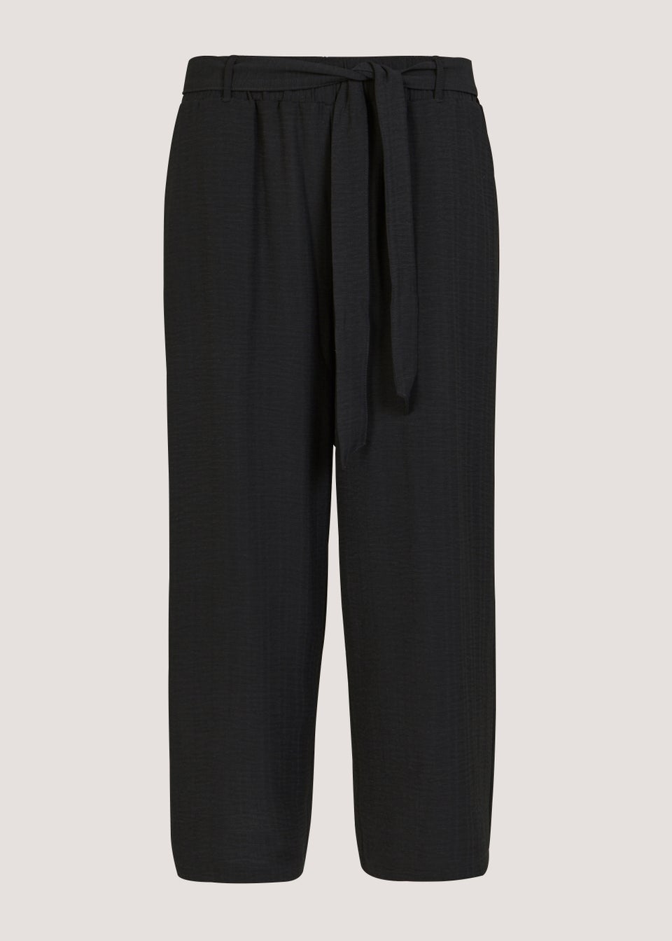 Black Cropped Trousers