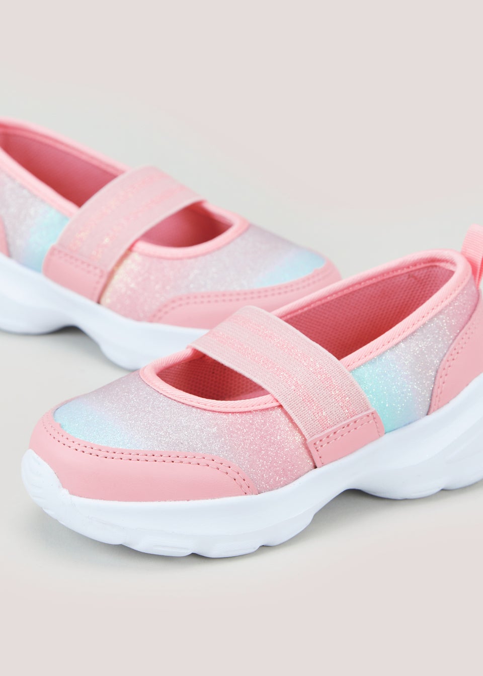Girls Multicoloured Mary Jane Sports Shoes
