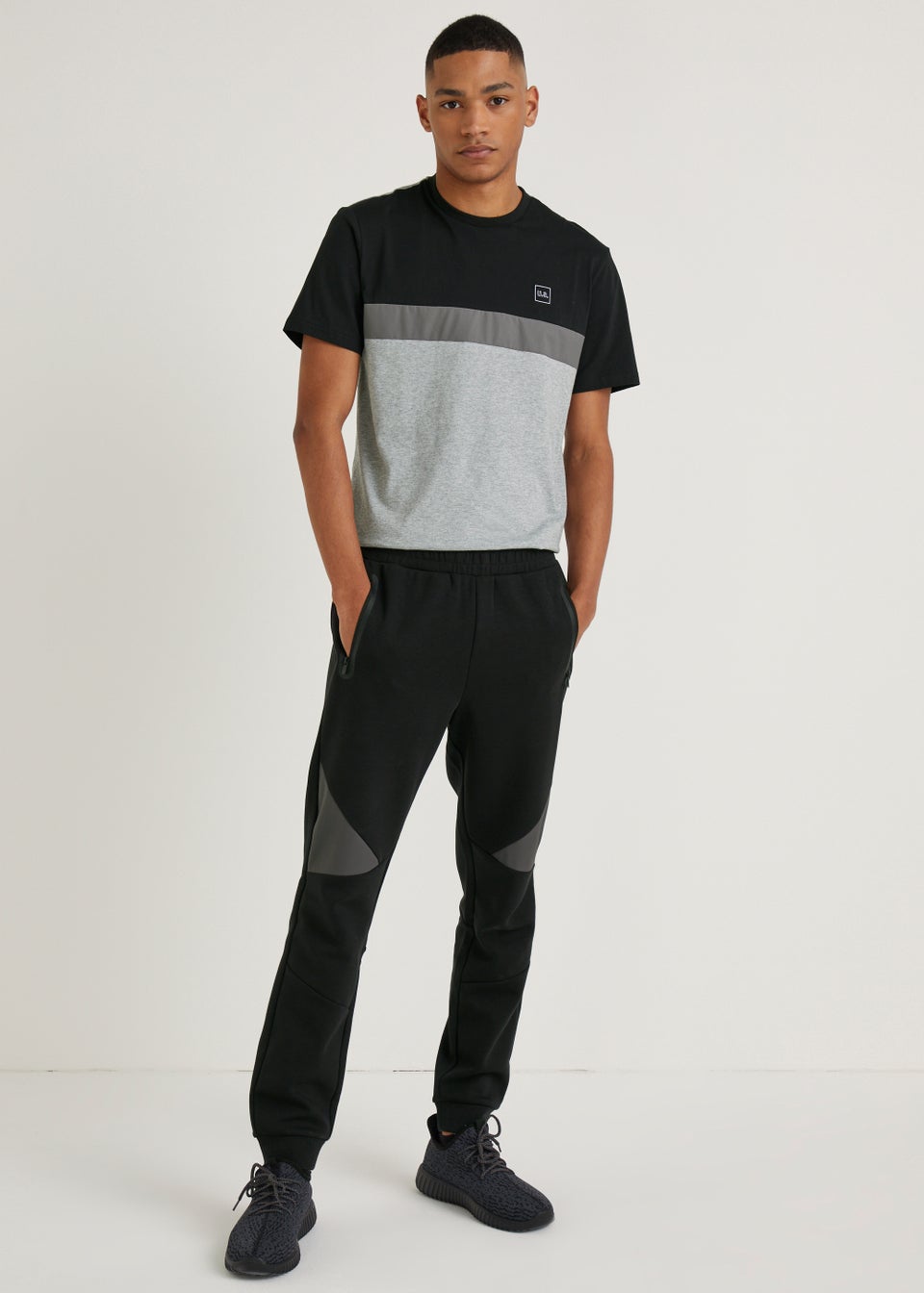Black discount joggers matalan