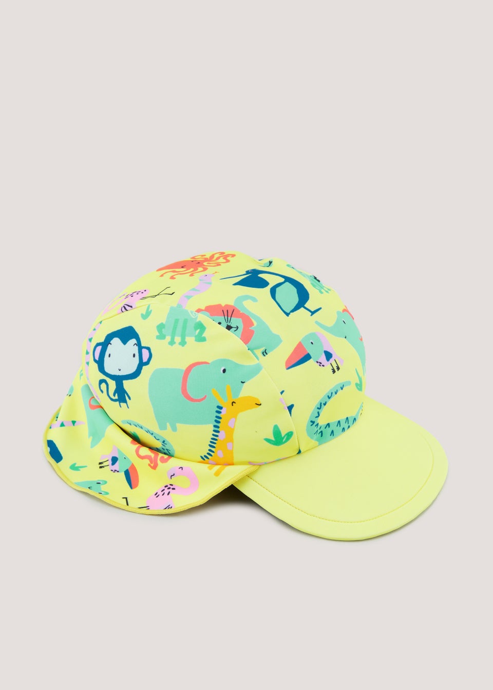 Boys Yellow Animal Print Keppi Sun Hat (6mths-6yrs)