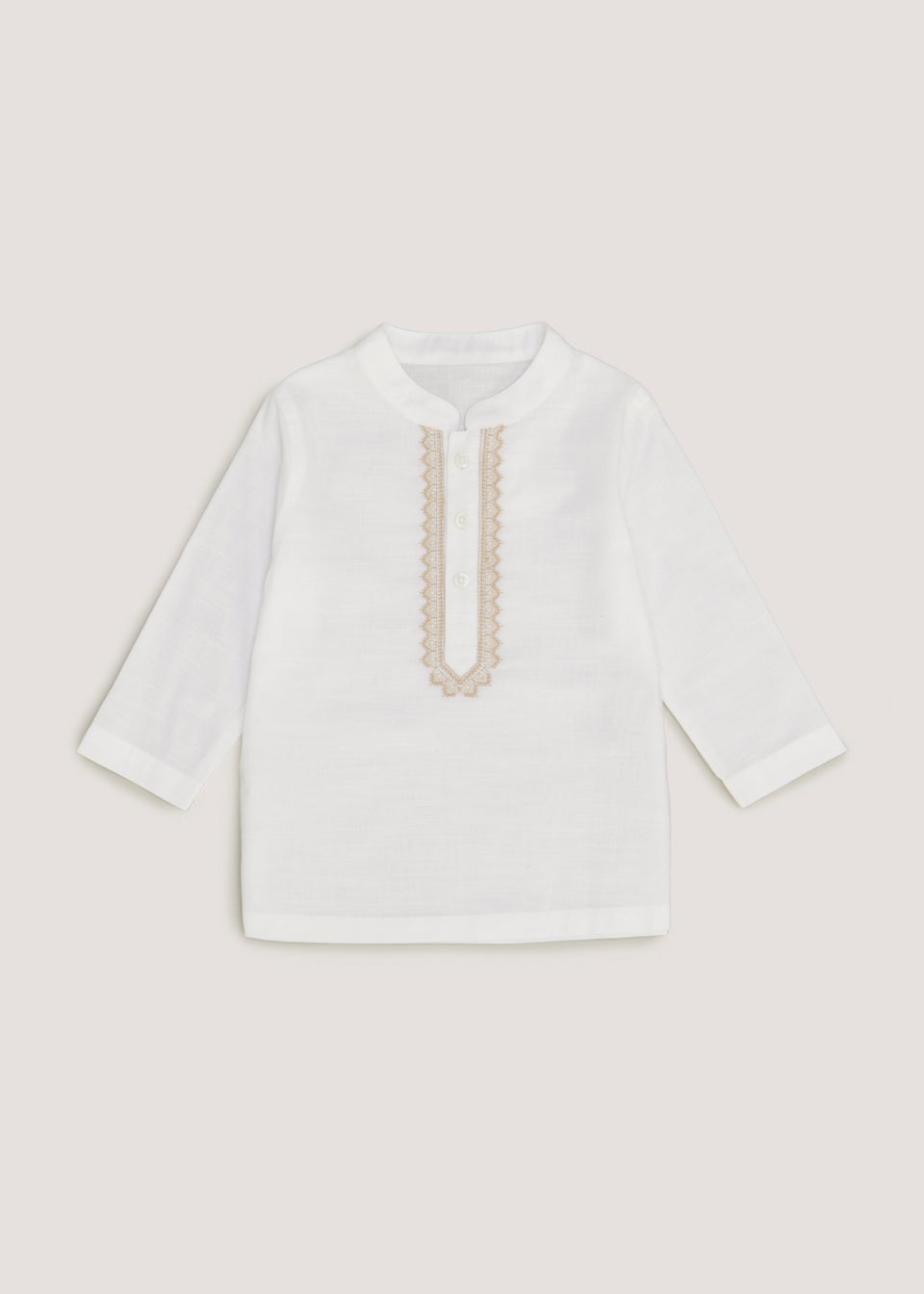 Boys White Tunic Shirt (9mths-6yrs)