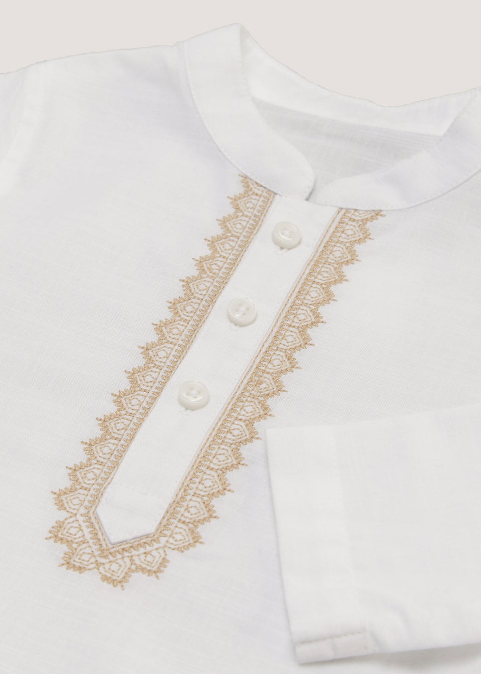Boys White Tunic Shirt (9mths-6yrs)