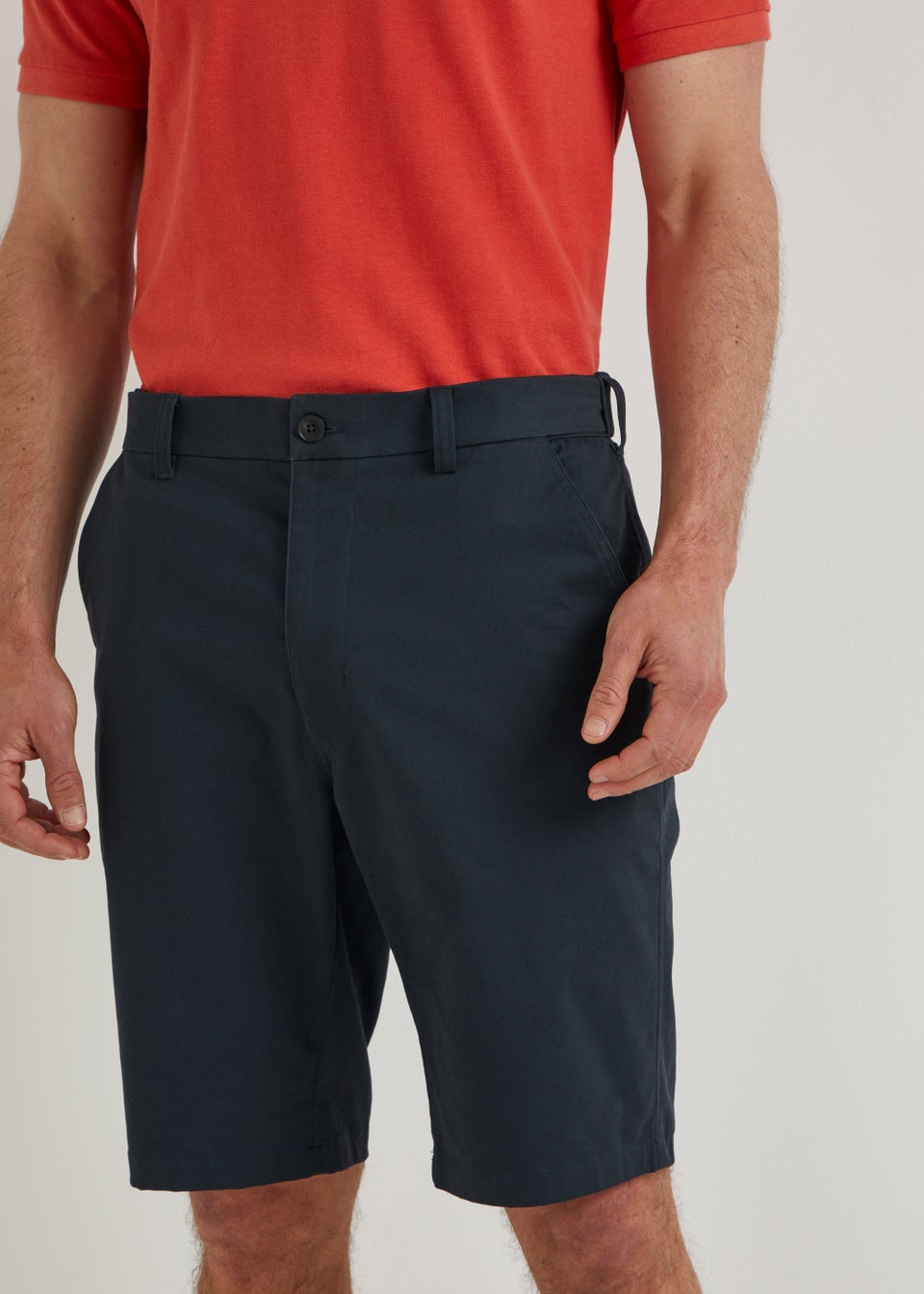 Lincoln Navy Belted Shorts - Matalan