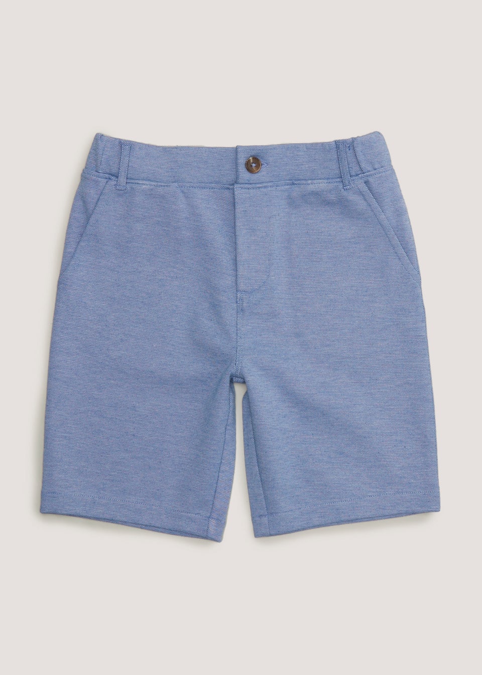 Blue jersey shorts clearance