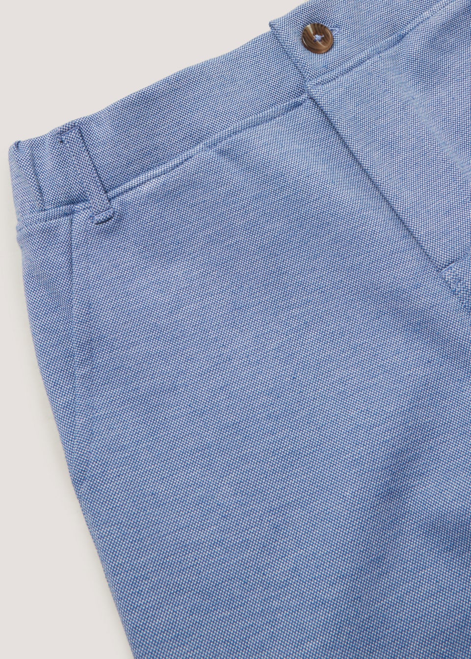 Boys Mini Me Blue Smart Jersey Shorts (4-13yrs)