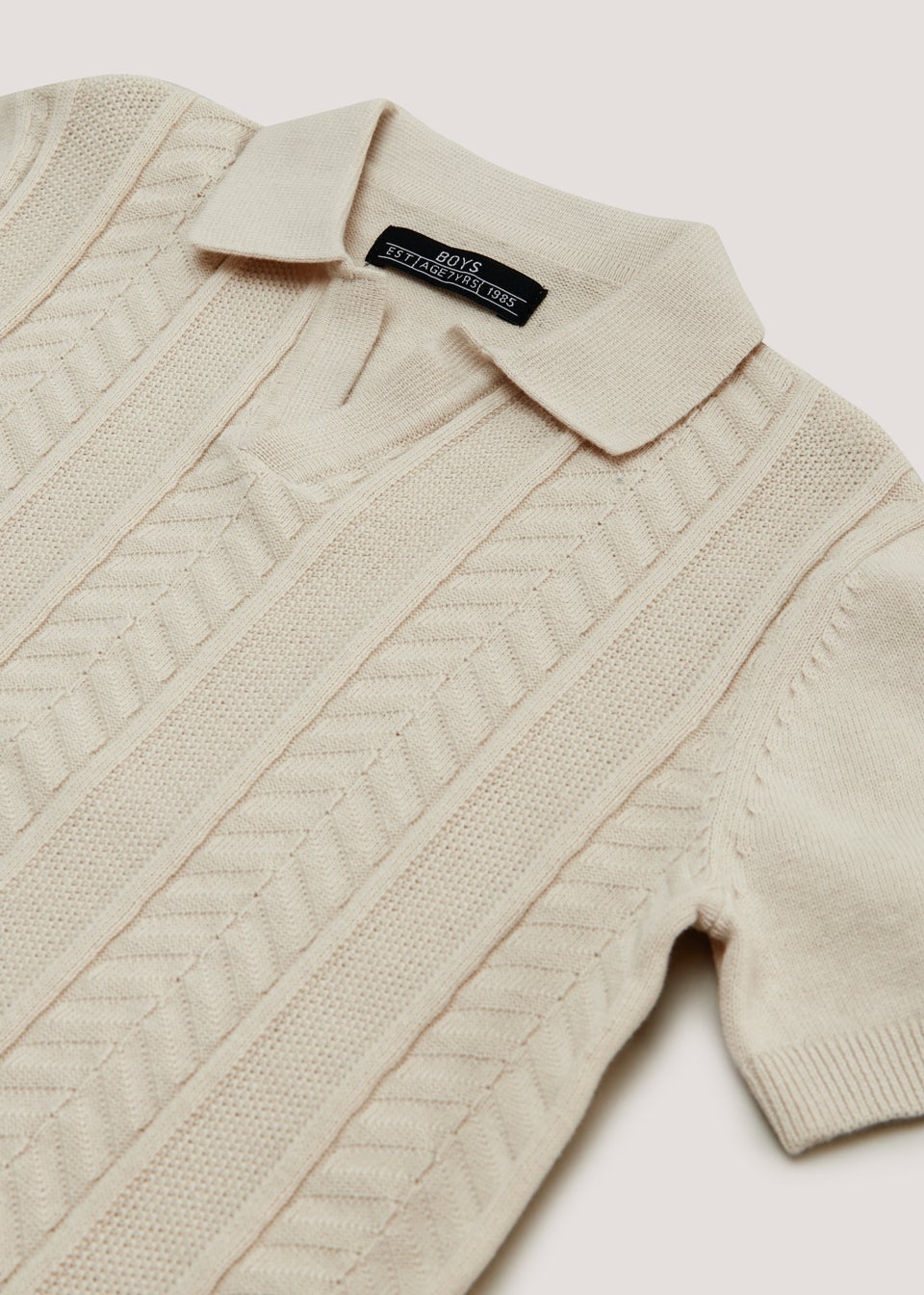 Boys knitted polo discount