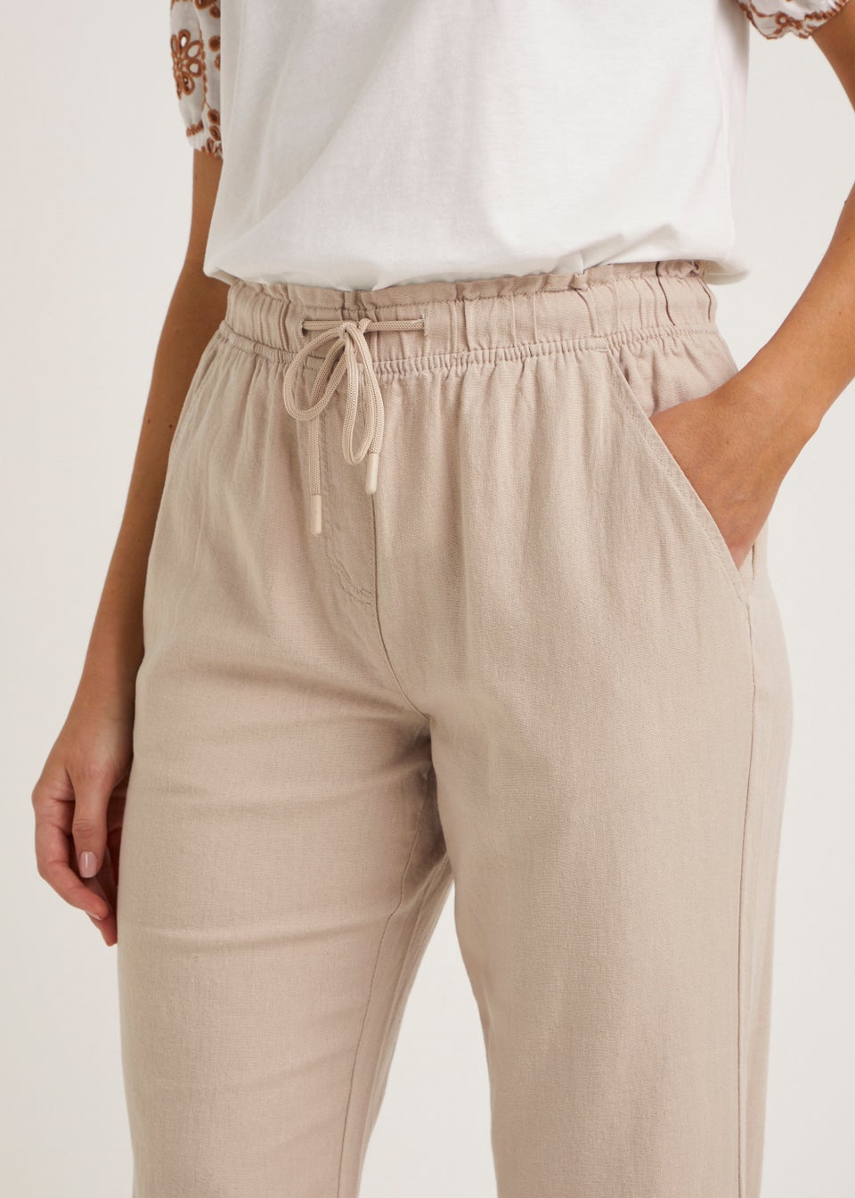 Matalan Ladies Linen Trousers on Sale, SAVE 31% - motorhomevoyager.co.uk