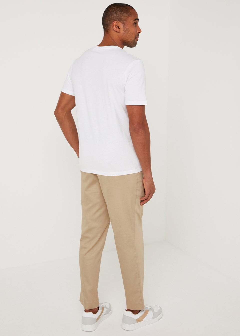 Taylor & Wright Stone Satin Slim Fit Chinos