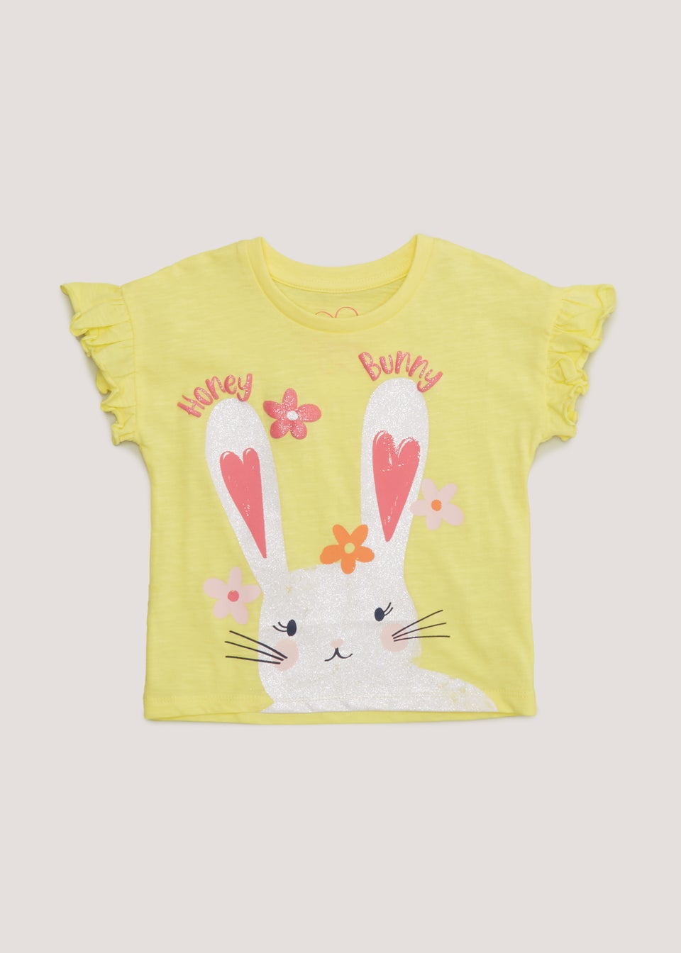 Girls Lemon Bunny T Shirt 9mths 6yrs