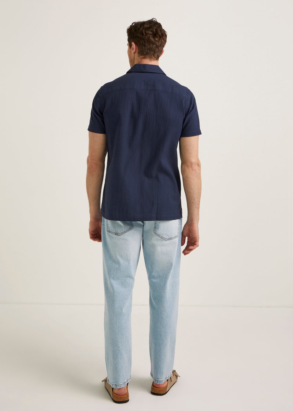 Vintage Light Wash Straight Fit Jeans