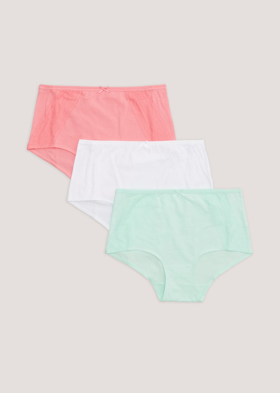 Leamel 3 Pack Full Brief Soft Knickers for Women Cotton Modal Underwear  Full Coverage Maxi Briefs Multipack Undies Panties UK Size 8 :  : Fashion