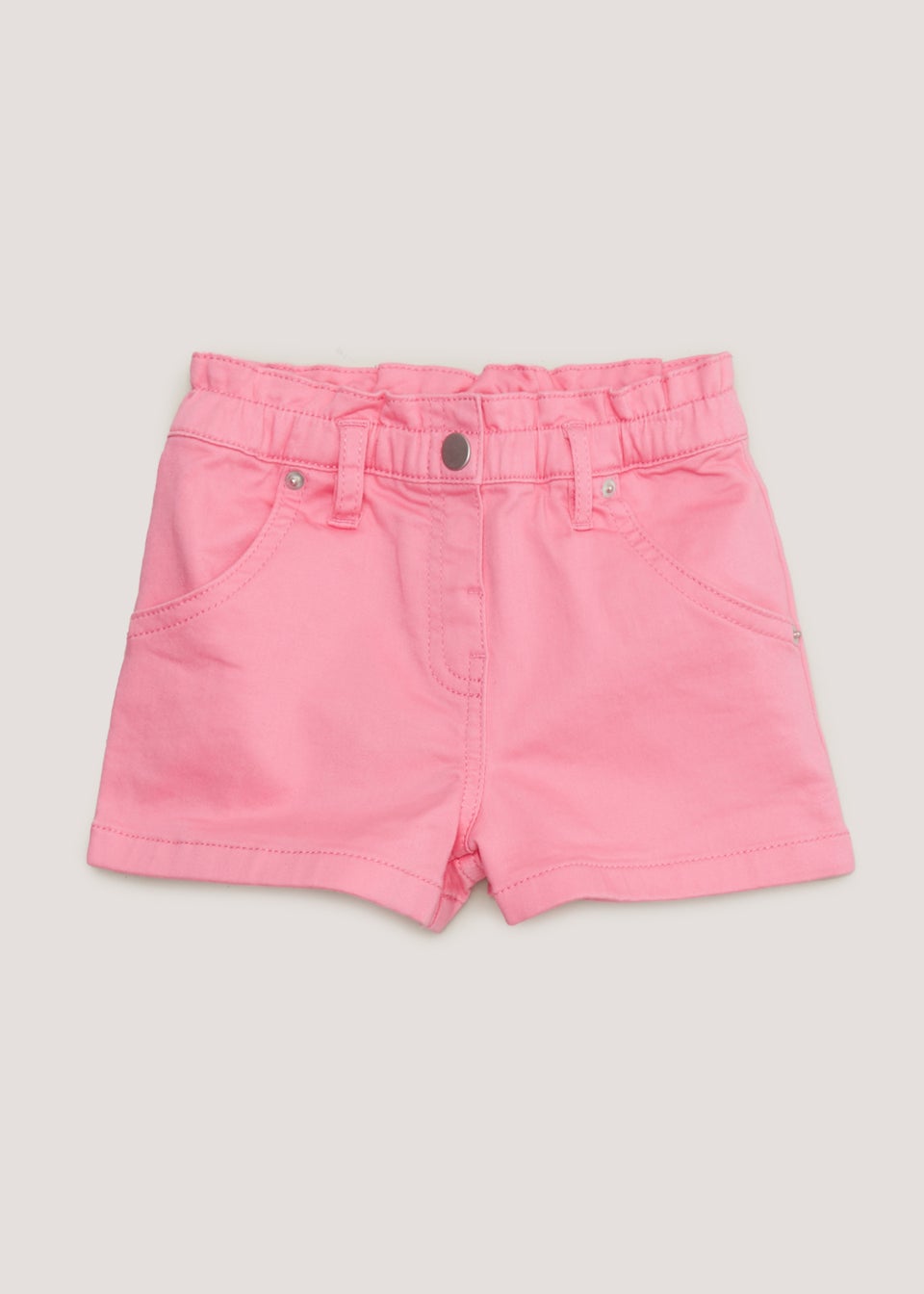 Pop of pink shorts