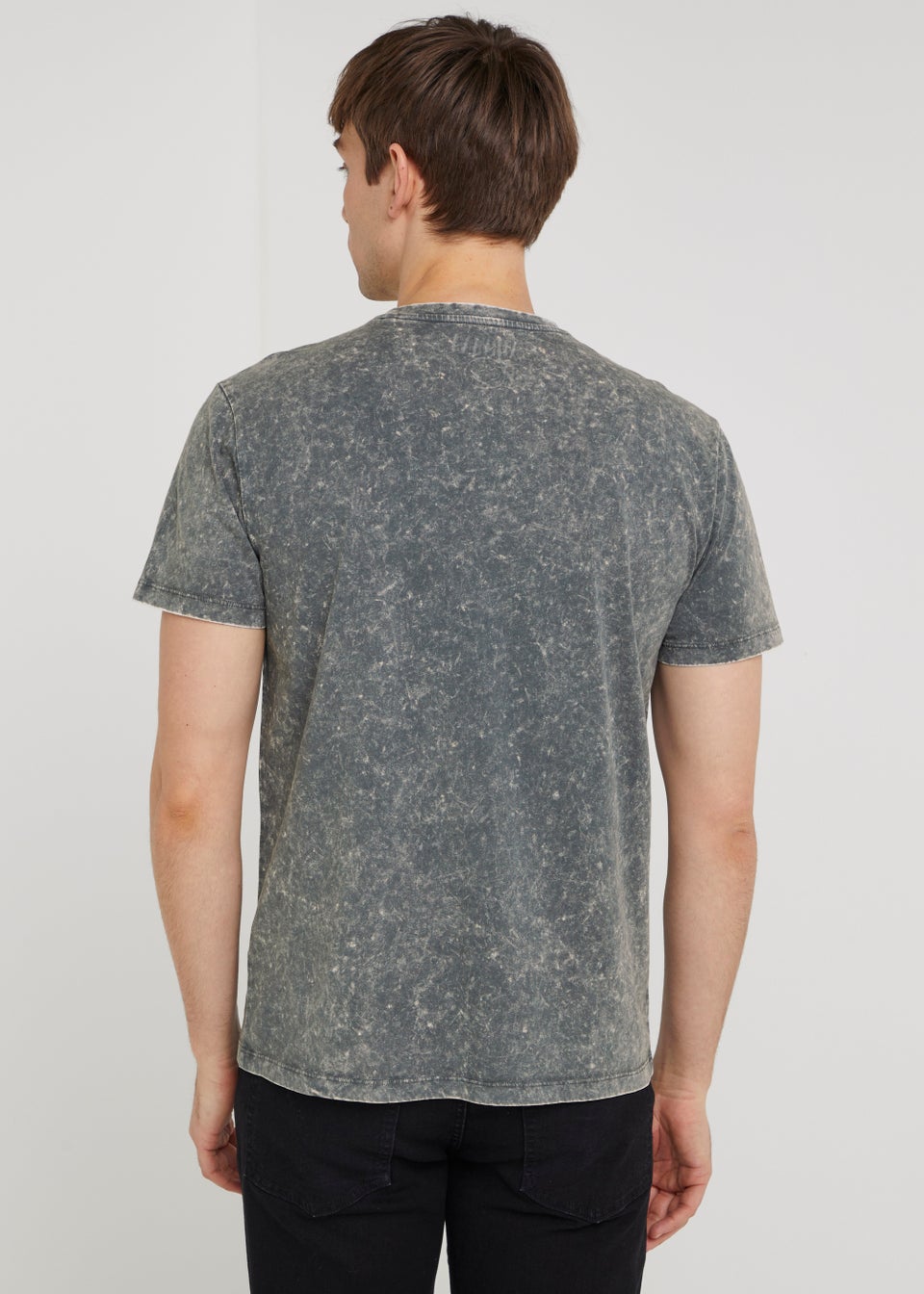 Grey Nirvana Print T-Shirt