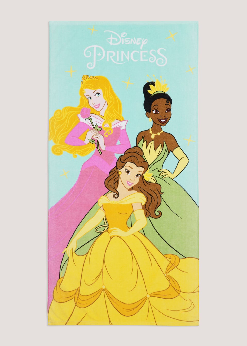 Kids Disney Princess Beach Towel 140cm x 70cm Matalan