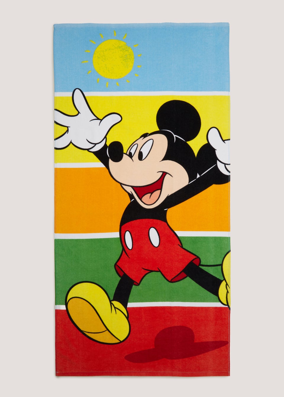 Kids Mickey Mouse Beach Towel (150cm x 70cm)
