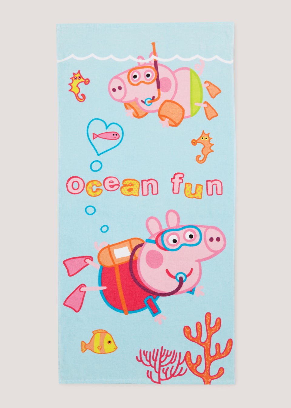 Peppa pig beach towel clearance