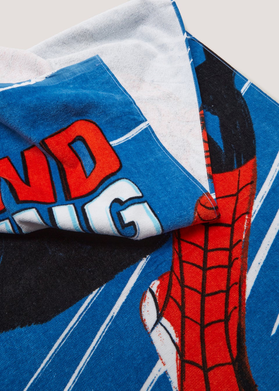 Kids Marvel Spider-Man Beach Towel (150cm x 70cm) - Matalan