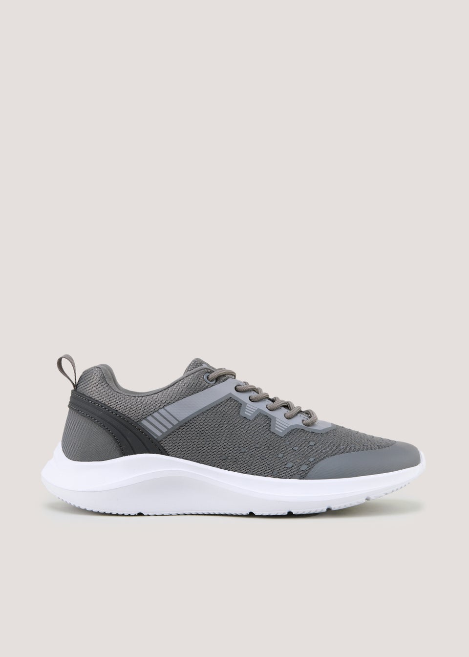 Souluxe Grey Sports Trainers - Matalan
