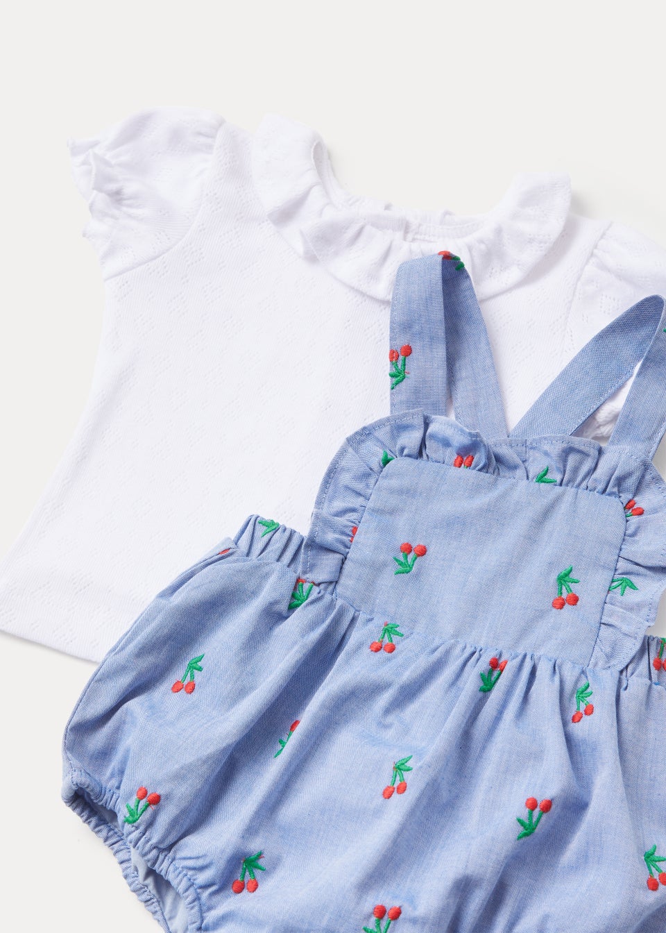 Baby Chambray Romper & T-Shirt Set (Newborn-18mths)