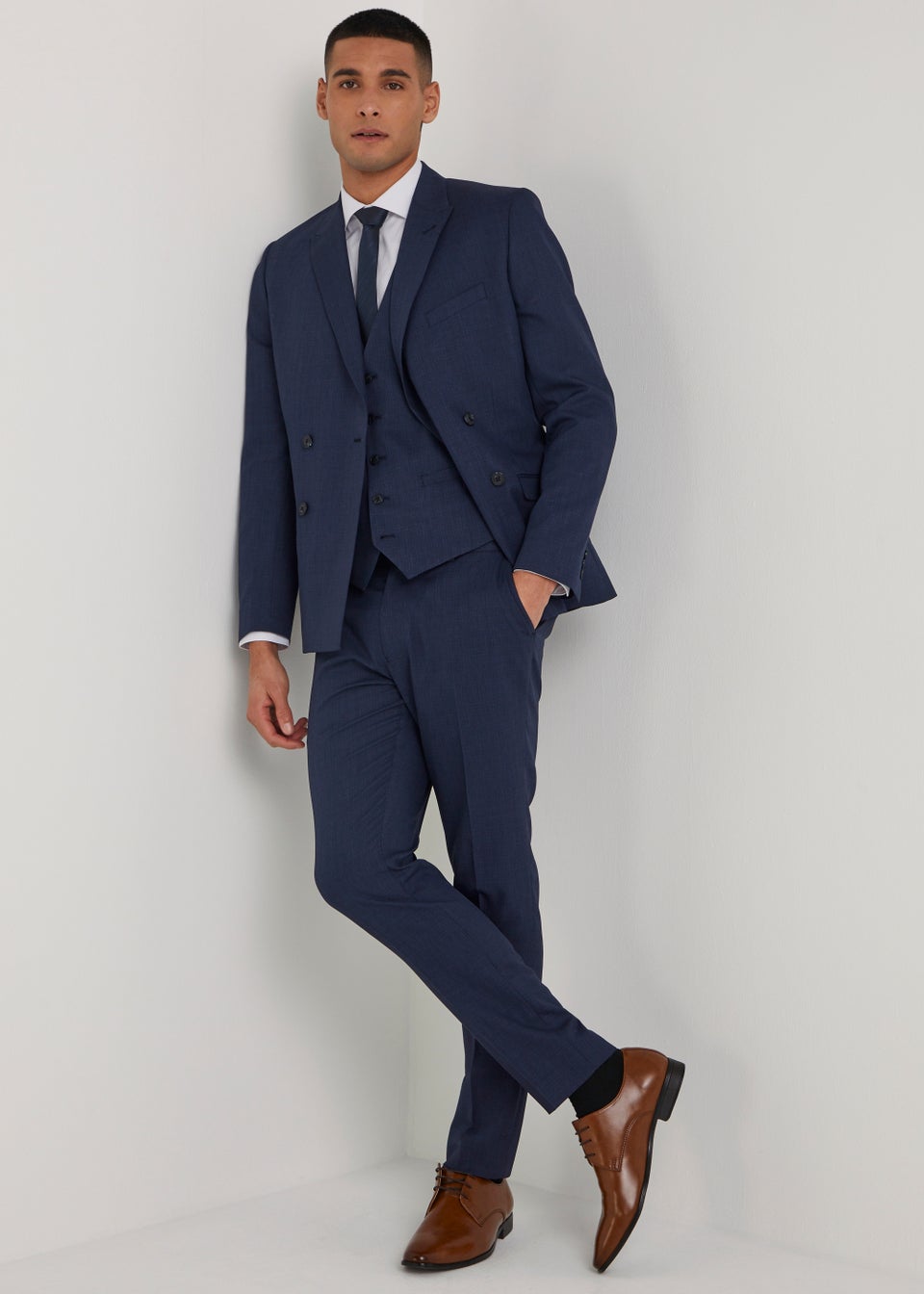 Taylor & Wright Cooper Navy Skinny Fit Suit Jacket