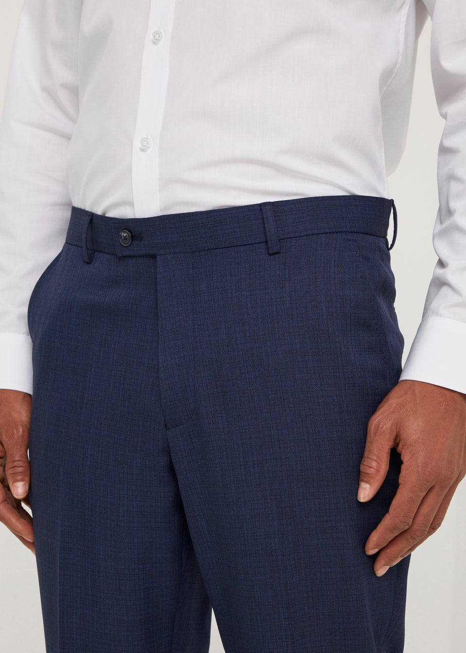 Taylor & Wright Cooper Navy Tailored Fit Suit Trousers