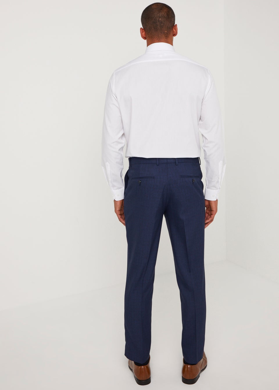 Taylor & Wright Cooper Navy Tailored Fit Suit Trousers