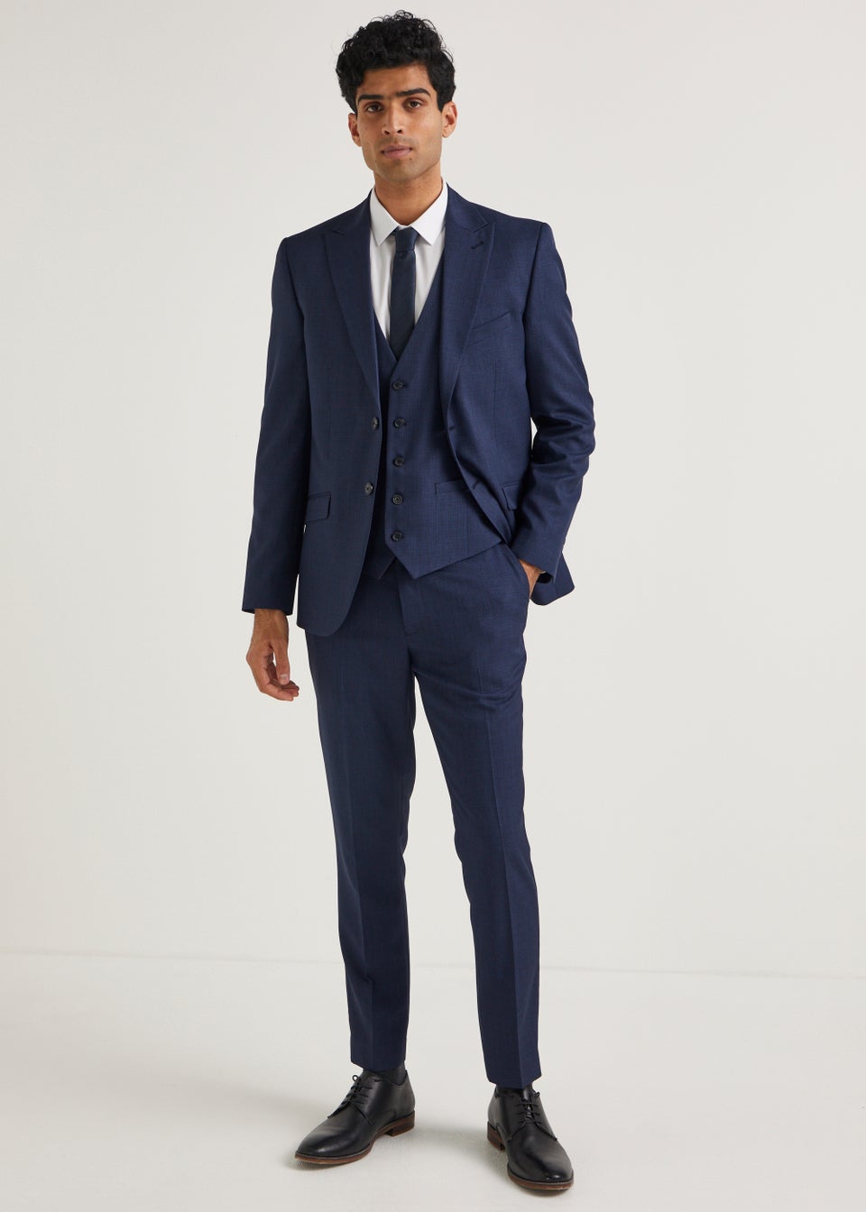 Taylor & Wright Cooper Navy Slim Fit Suit Trousers
