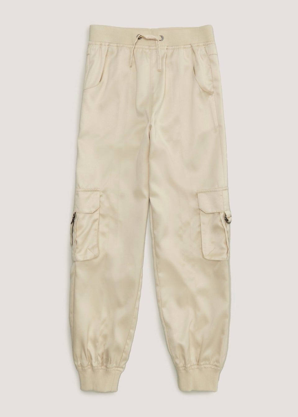 Girls Candy Couture Cream Satin Co Ord Trousers 9 16yrs