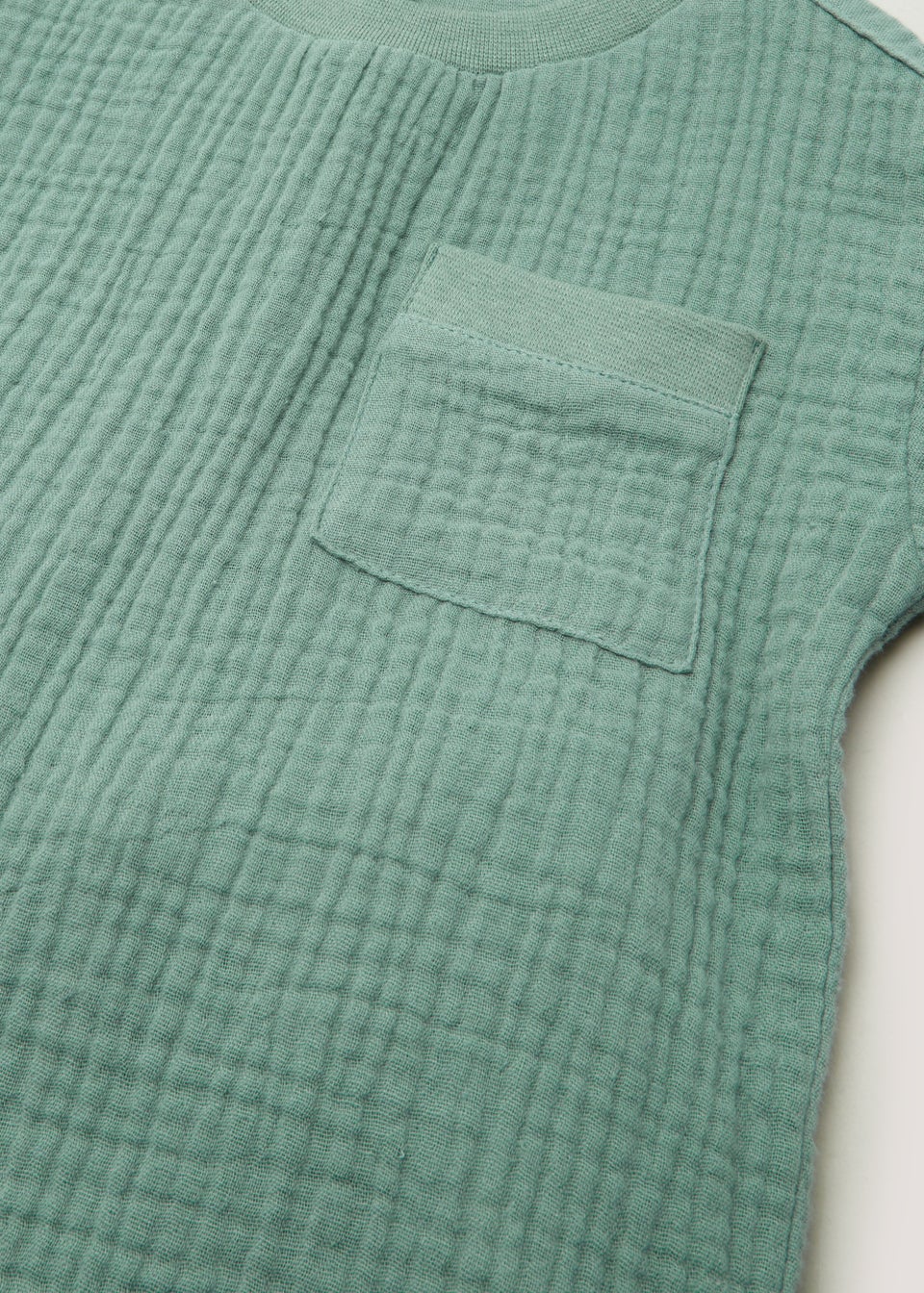 Boys Teal Woven Muslin T-Shirt & Shorts Set (9mths-6yrs)