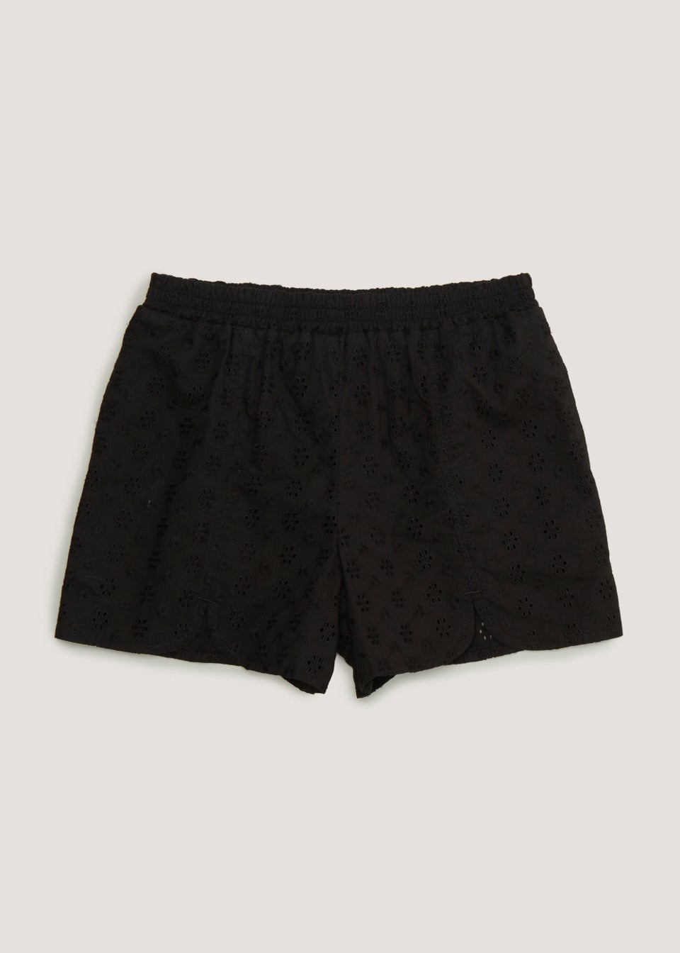 Girls Candy Couture Black Broderie Co-Ord Skort (9-16yrs)