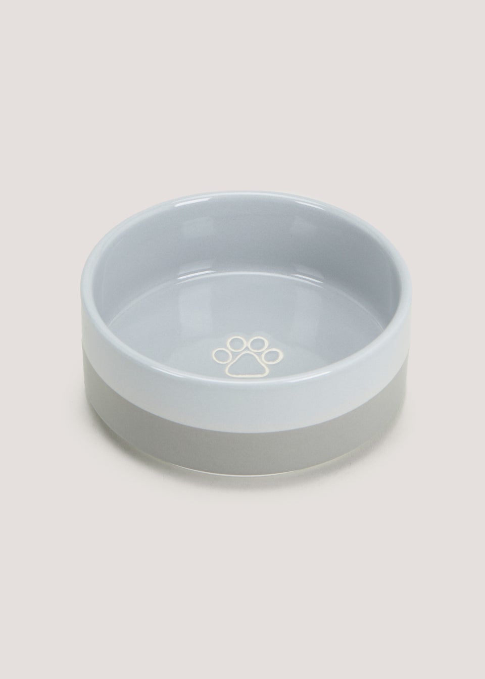 Grey Ceramic Pet Bowl (15cm)