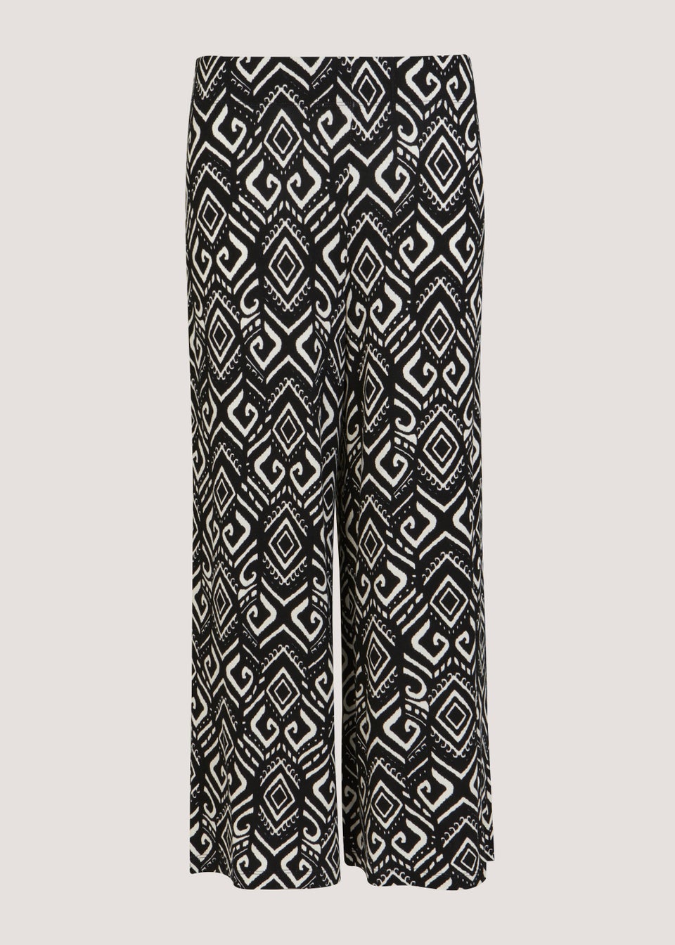 Berrylush Women Blue Tribal Printed Cami Top  WideLeg Trousers Set
