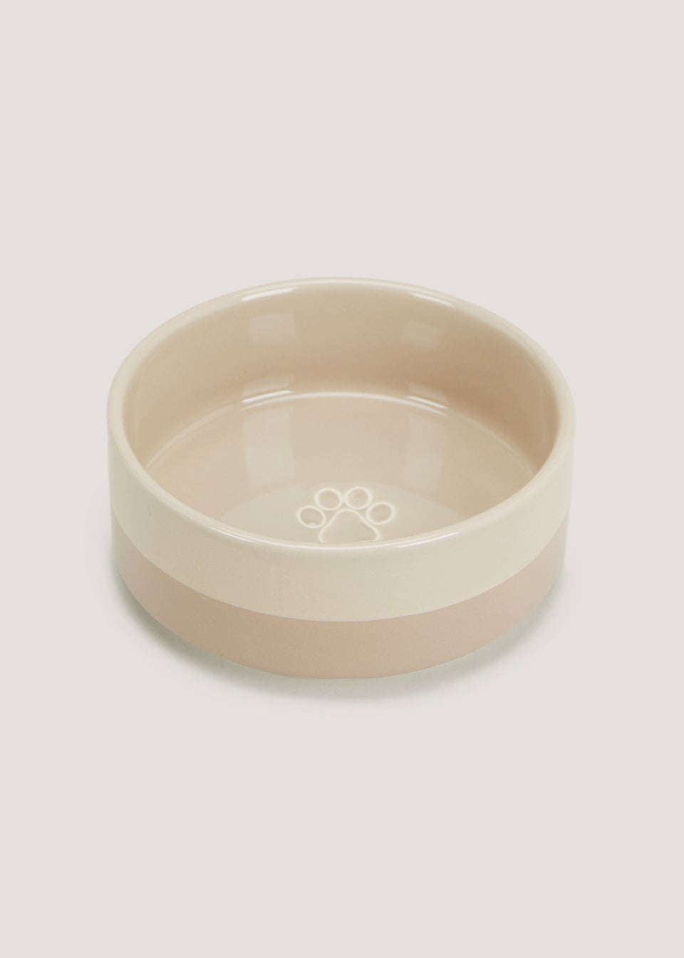 Natural Ceramic Pet Bowl (15cm)