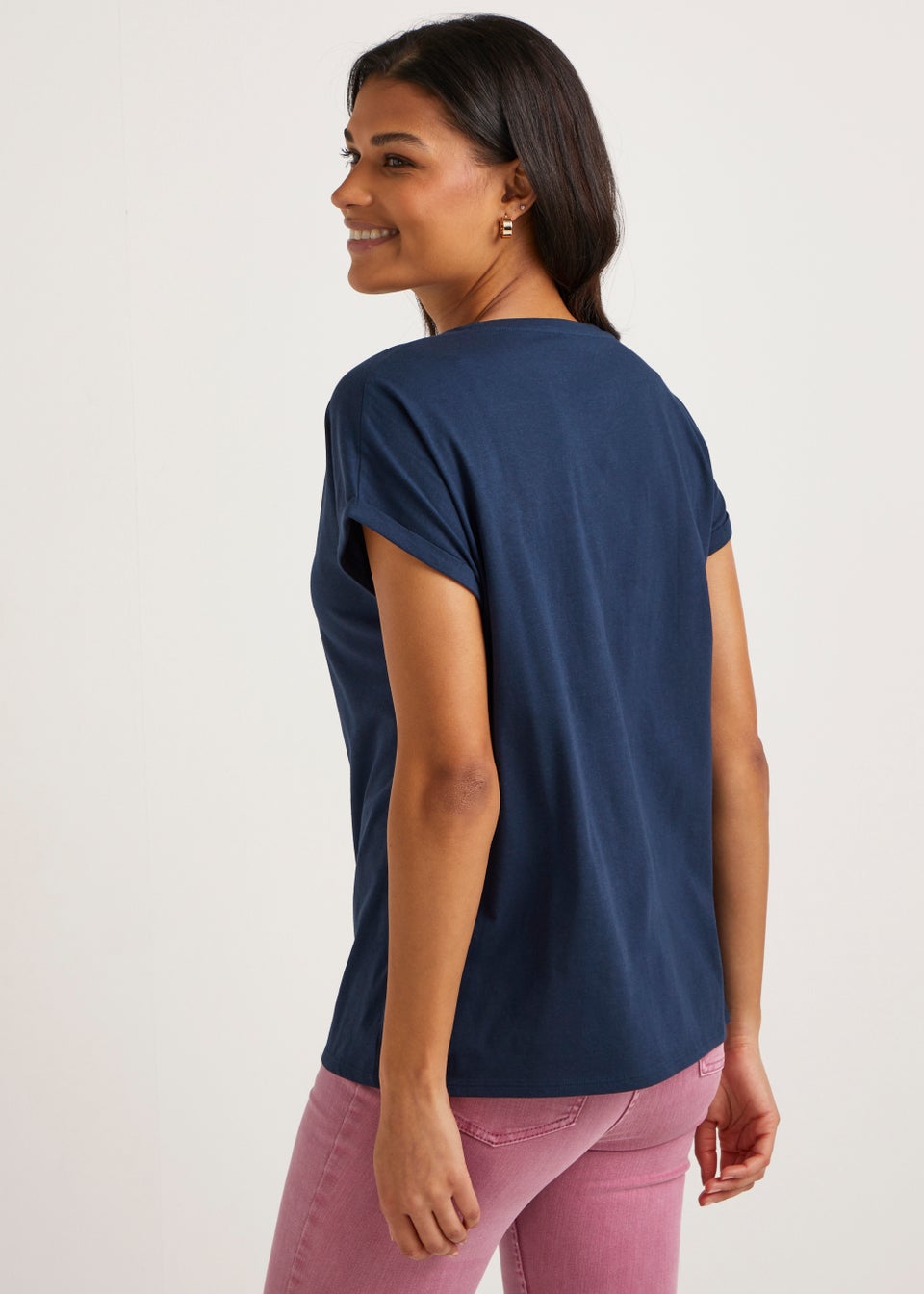Navy Hawaii Slogan T-Shirt