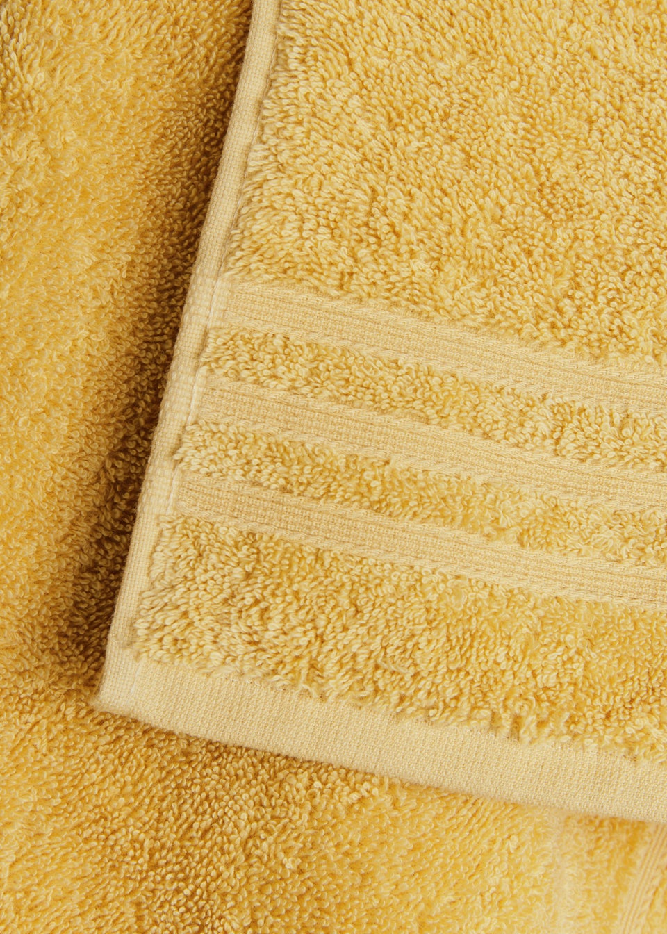 Yellow 100% Egyptian Cotton Towels
