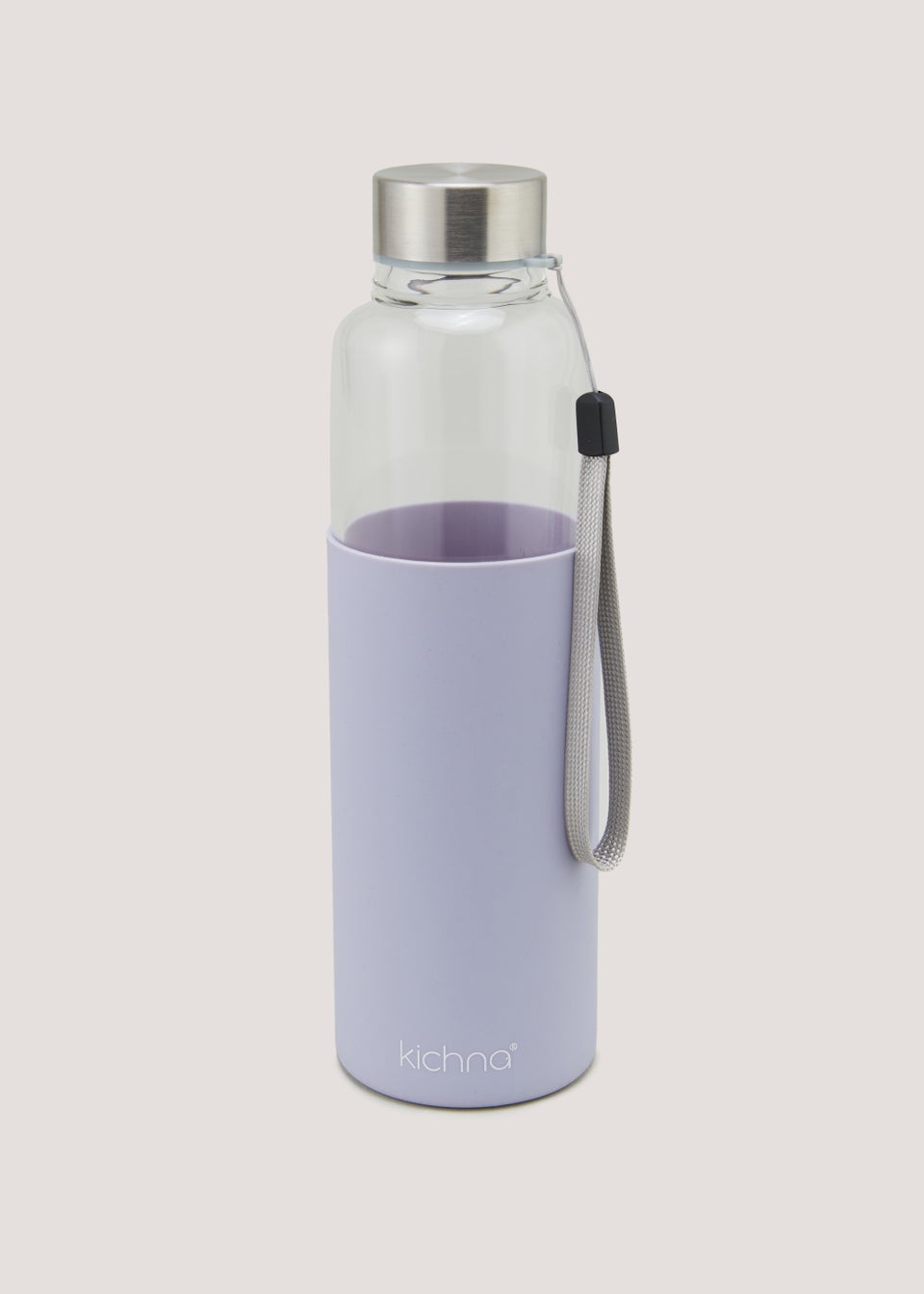 Lilac Silicone Water Bottle (23cm x 6.5cm)