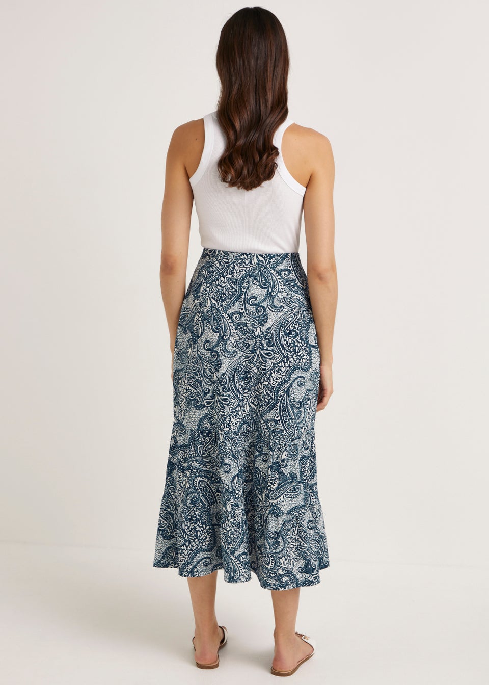 Matalan floral hot sale midi skirt