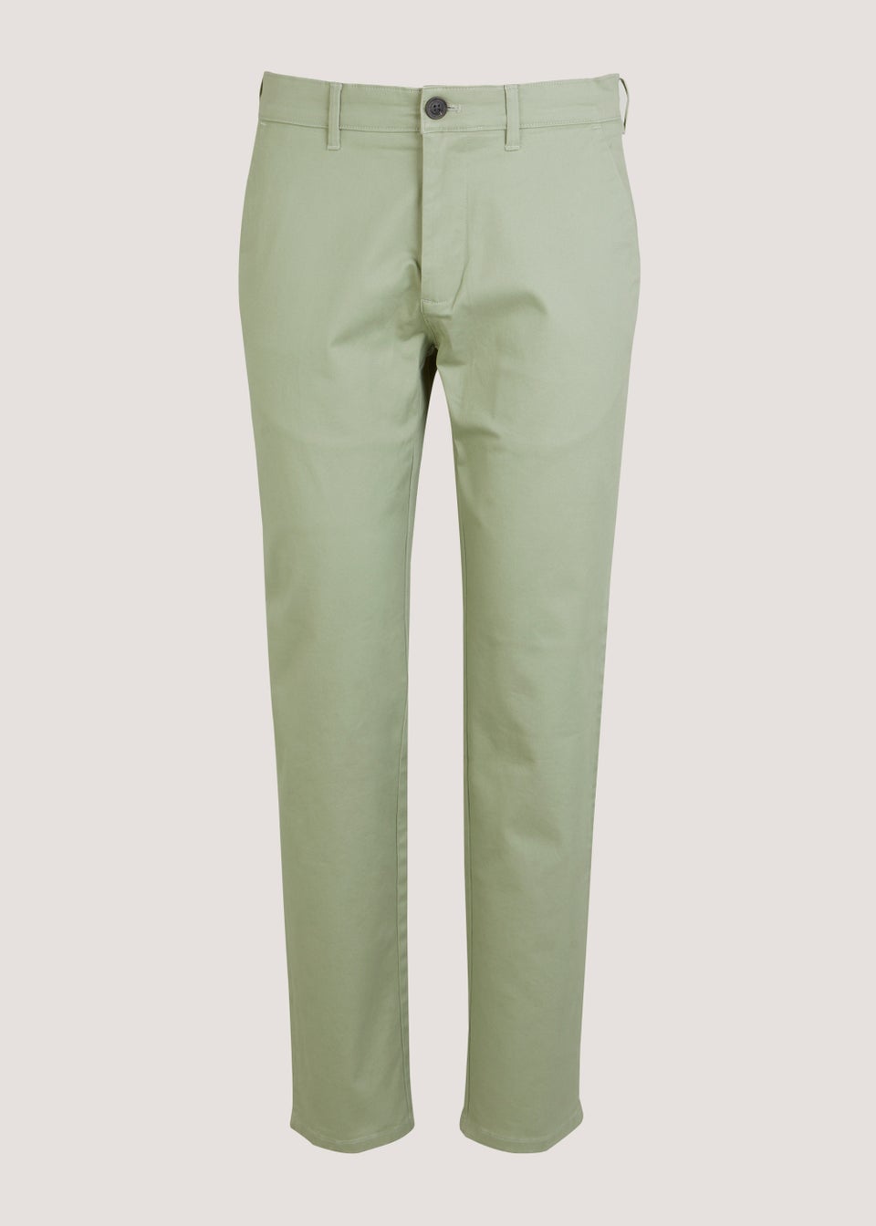 Sage Straight Fit Stretch Chinos - Matalan