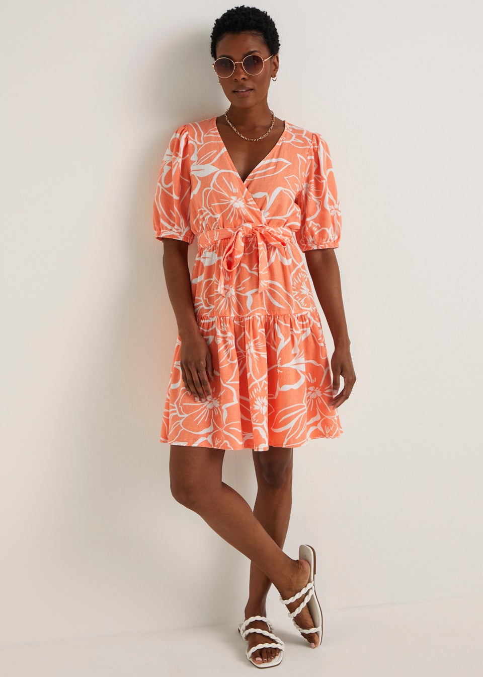 Matalan outlet linen dress