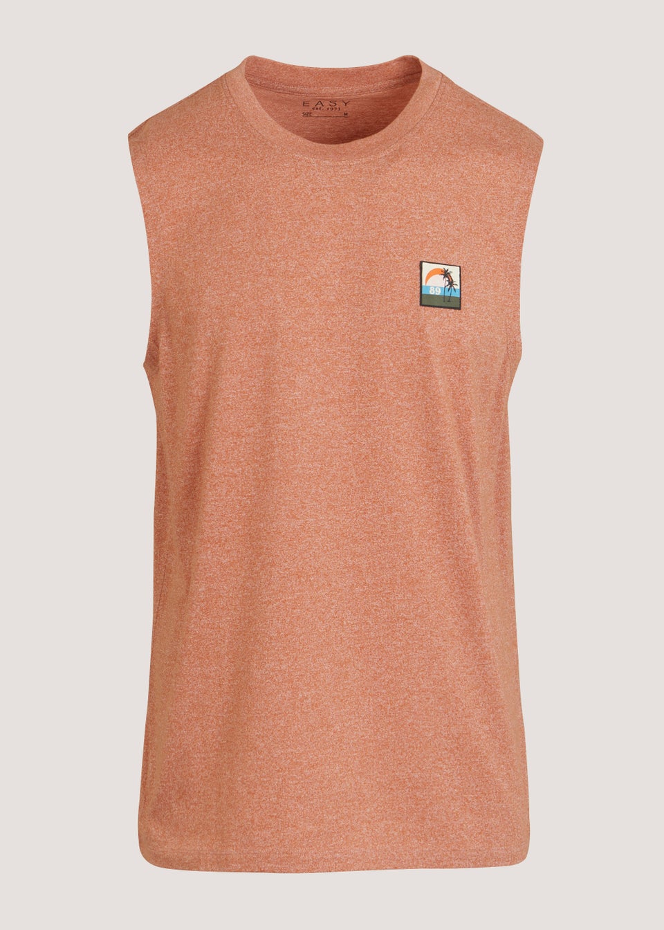 Orange Badge Vest Top