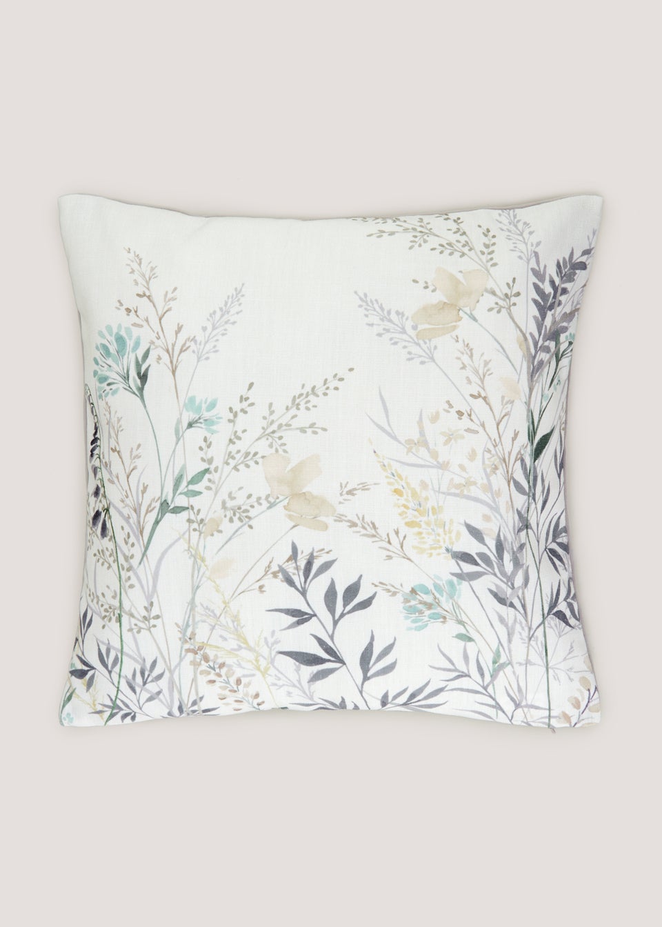 White Floral Cushion (43cm x 43cm)