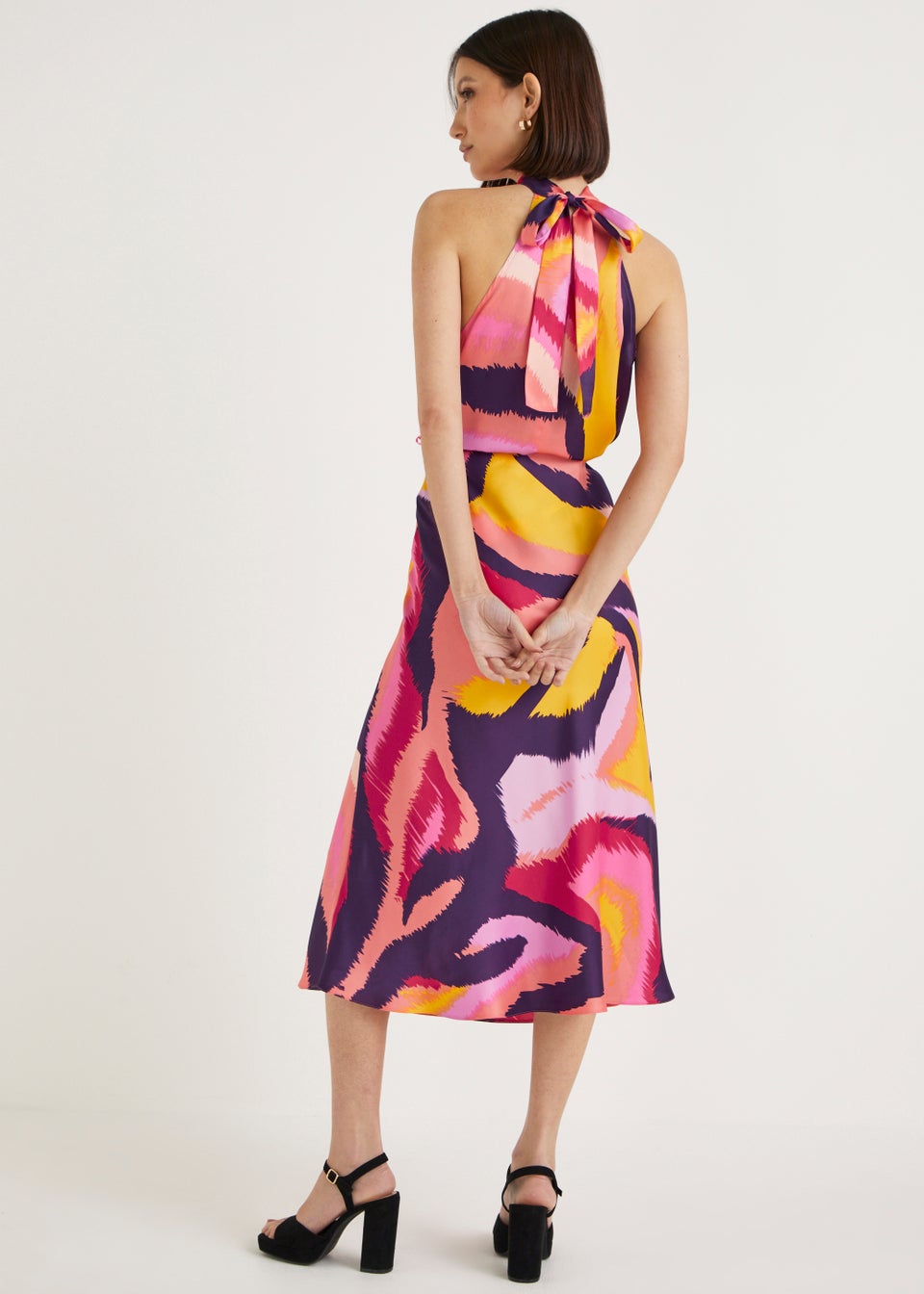 Et Vous Pink Tie Dye Co Ord Midi Skirt