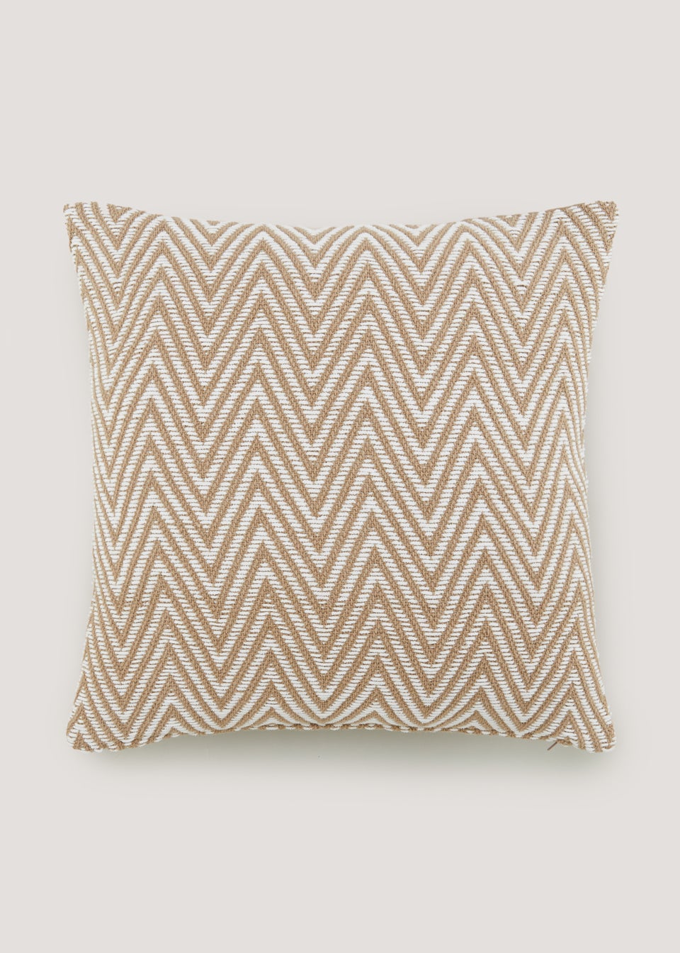 Natural Zigzag Cushion (43cm x 43cm)