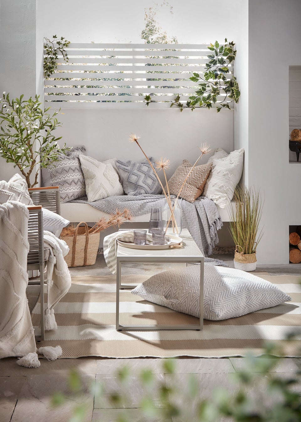 Matalan best sale grey throw