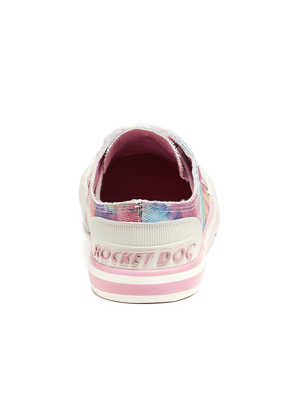 Rocket Dog Jazzin Candy Pink Tie Dye Canvas Trainers