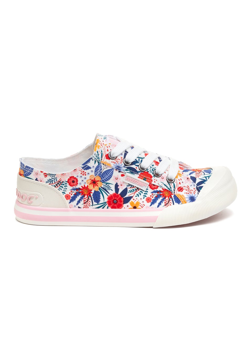 Rocket Dog Jazzin Malden White Floral Sneakers