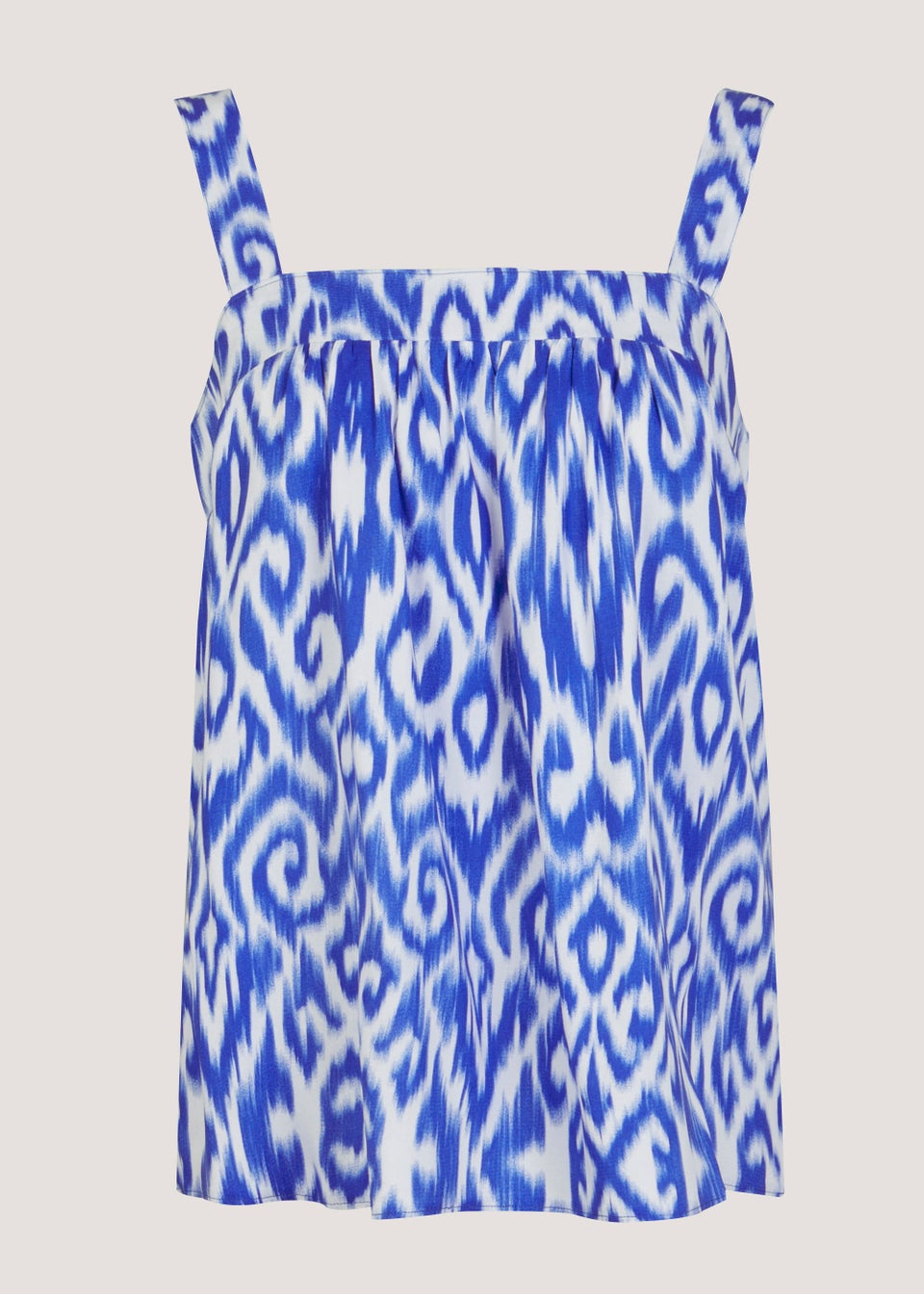 Blue Aztec Cami Top