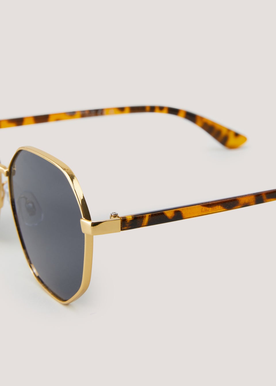 Gold hexagon sunglasses shop